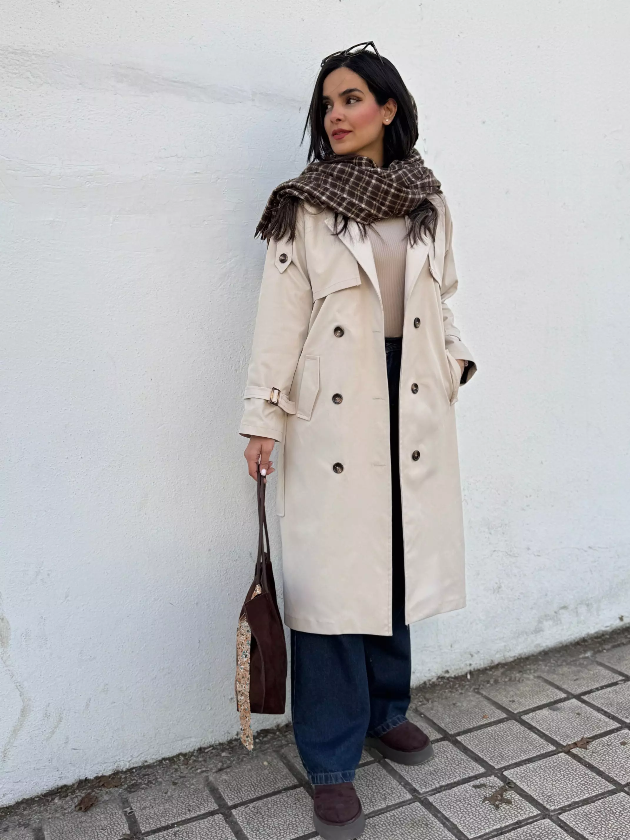 ترنچ کت بارانی آستردار شیدا